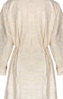 La Monumental Embroidered Coat / Ecru